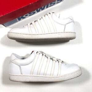 K-Swiss Classic Varsity Low Sneakers Shoes White size 6.5